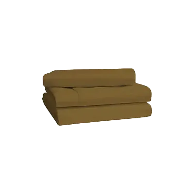 Premium 6x6 6 pieces Cotton Not-Fitted Bedsheets Set - Yellow