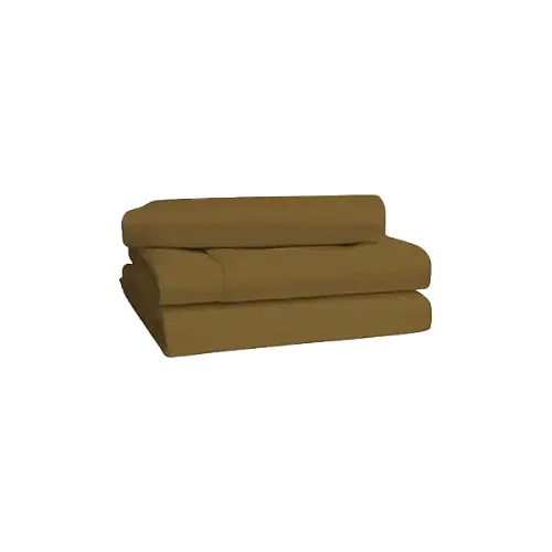 Premium 6x6 6 pieces Cotton Not-Fitted Bedsheets Set - Yellow