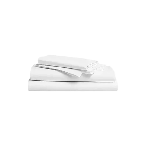 American 6 Pieces 6x6 100% Cotton Bedsheets - White