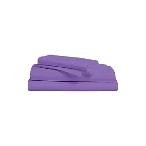 American 6 Pieces 6x6 100% Cotton Bedsheets - Purple
