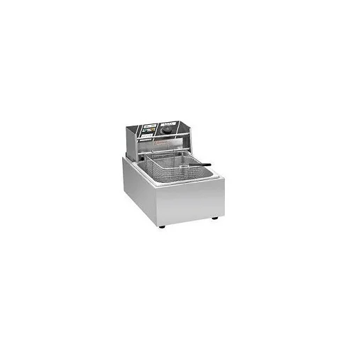 6L Hoffmans HM-88-1. Electric Single Deep Fryer Stainless Steel