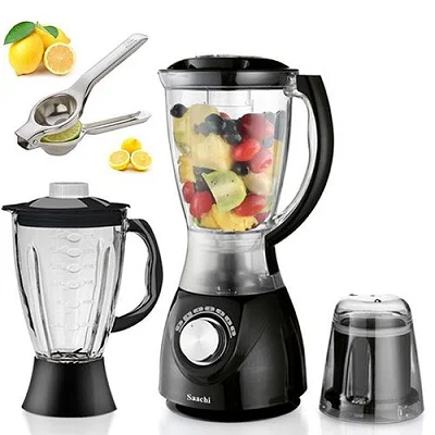 3 in 1 Saachi Electric Juice Blender &amp; Manual Lemon Squeezer