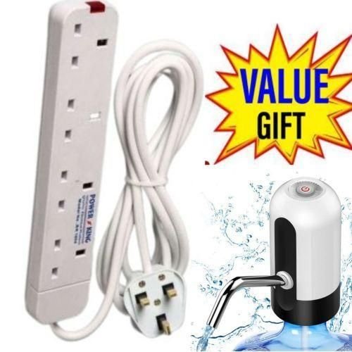 Power King 4 Way Extension Cable With Water Dispenser Pump