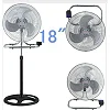 18" Inch Stand/Table 3 in1 Electric Fan Oscillating