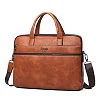 Jeep office documents and laptop bag - Brown