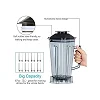 Sokany 2 in 1 5000W Commercial Heavy Duty Blender - Black