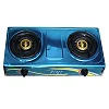 Pixel Double Gas Stove Burner Stainless Steel