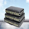 Set of Aluminum Tool Case Suitcase Password  Briefcase Bag