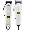 Wahl 2pcs Rechargeable Cordless And Super Taper Clipper Electric Shaver- Black,White