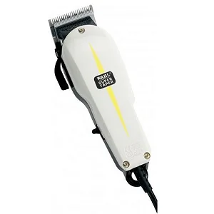 USA Made Wahl 1370/0410 - Super Taper Hair Clipper Blister Pack/ 3 pin - Wh