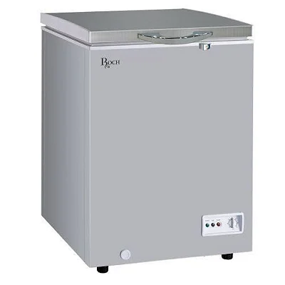 Roch 130 Litres Deep / Chest Freezer CRF-130 - Silver