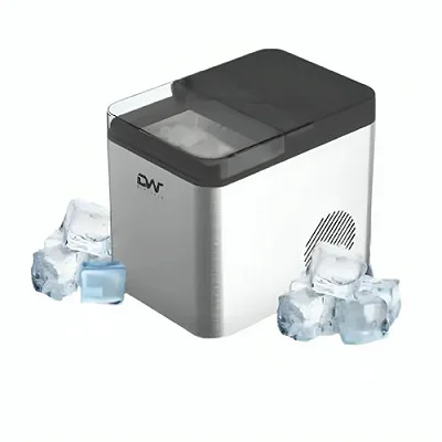 Digiwave Ice Cube Maker 12-15kgs DW-ICM-2022 - Silver &amp; Black