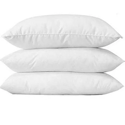 3pcs Fibre Pillows Big Size  - White