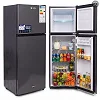 SPJ 149L Double Door Refrigerator / Fridge - Dark Grey