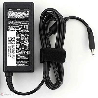 DELL Small Pin Adapter, 19.5V -Black