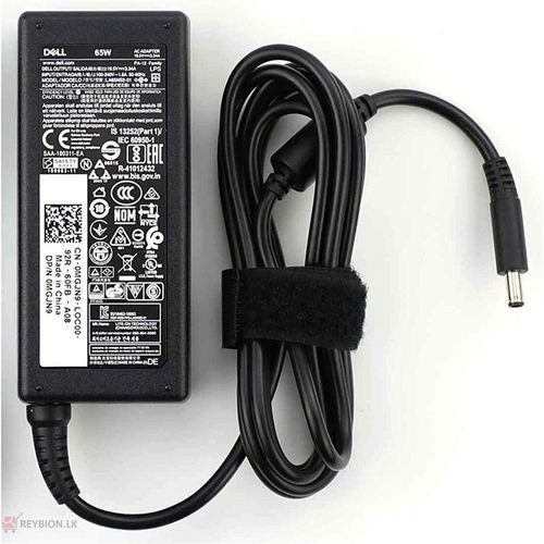 DELL Small Pin Adapter, 19.5V -Black