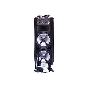 AILIPU Party Bass Bluetooth Speaker with In-built Microphone - Black