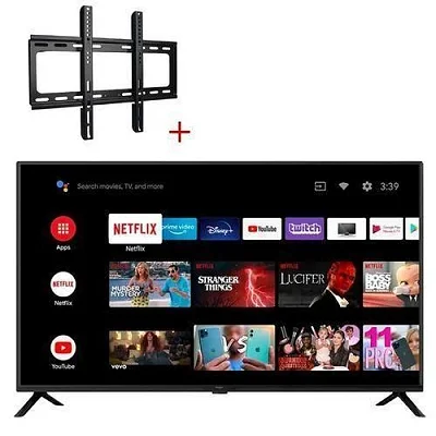 Global Star 32 Inch Android Smart Tv With Bluetooth, Youtube, Netflix &amp; Inbuild Free to Air - Free Wall Mount