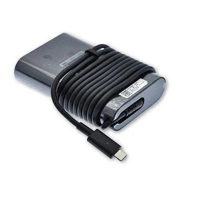 DELL Original USB Type C Charger 65W For Laptop -Black