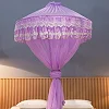 6*6 Super round luxurious mosquito net- pink