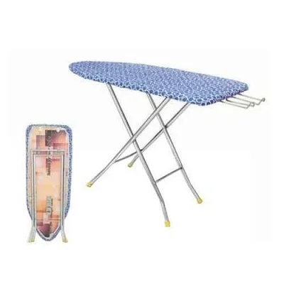 Foldable Ironing Board With Aluminum Stands - Multi Color Prints May Vary