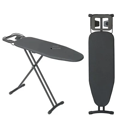 Foldable Ironing Board With Electrical Socket -Grey