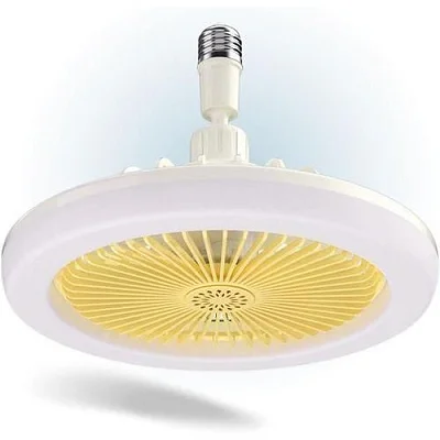 Led Multifunction Fan Light With Remote Control- Grey/White