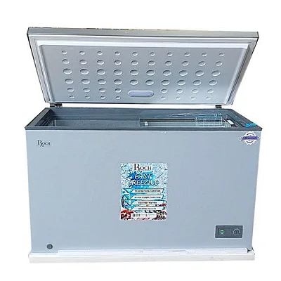 Roch 300 Litres Defrost Deep / Chest Freezer (Sliding Glass) - Grey