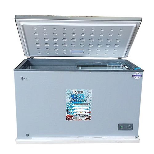Roch 300 Litres Defrost Deep / Chest Freezer (Sliding Glass) - Grey