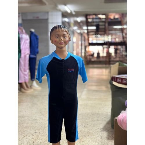 Kids swimsuit with a cap ( 5 - 12 years) - Multi color prints