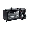 3 in1 Electric Breakfast Oven With Coffee Maker Grill pan