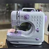 Mini Multifunctional Household Sewing Machine-White