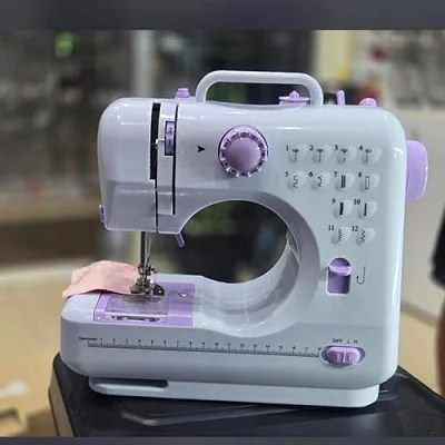 Mini Multifunctional Household Sewing Machine-White
