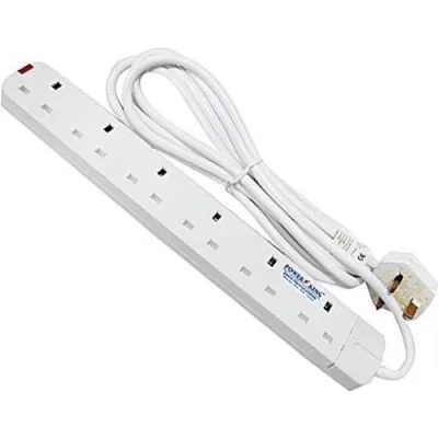 Power King Original 6 Ways Extension Cable, 3 Meters,