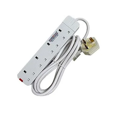 Power King Original 4 Ways Extension Cable, 3 Meters,