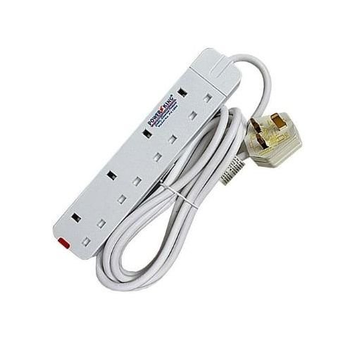 Power King Original 4 Ways Extension Cable, 3 Meters,