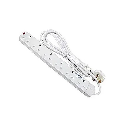 Power King Original 6 Ways Extension Cable, 3 Meters,