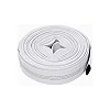 15m Of 3 Inch Irrigation / Fire Fighting /  Swimming Pool Drainage PVC Canvas Hose Pipe - White