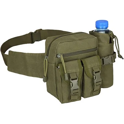 Outdoor 1 Water Bottle Holder Sports Bag for Women and Men