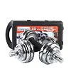 Dumbells 15Kg Set - Silver, Black