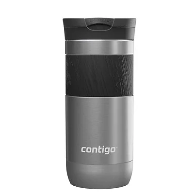 Contigo SNAPSEAL™ Travel Mug – Dark Stainless Steel, 470ml