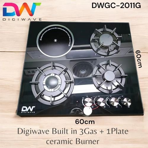 Digiwave DW 3 in-bulit gas burner+ 1 ceramic plate burner