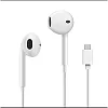 Usb Type-C Wired Earphone Headset In-Ear USB Type C With Mic White