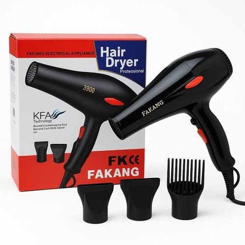 Fakang Fast Electric Hand Hair Dryer - Black