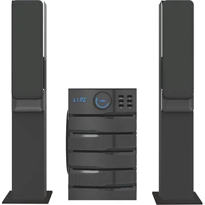 2 in 1 Global Star Home Theater Speaker GS-8912 2.1 Home Multispeaker System