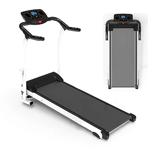 1-8km/h Portable Foldable Treadmill Fitness Equipment with LCD Screen for Home Office