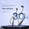 Oraimo Necklace Lite Wireless Headphones Call Vibration 30Hr Playtime - Black