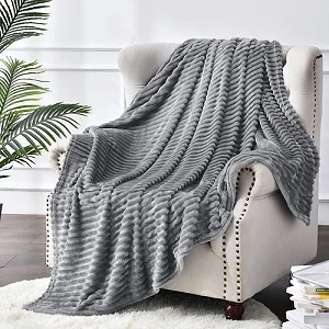 5*6 Soft warm Fleece Blanket - Grey