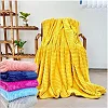 5*6 Soft warm  Fleece Blanket -  Yellow