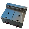12L Commercial Stainless Steel Double-tank Gas Deep fryer.